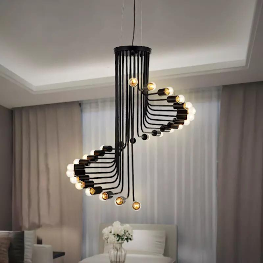Những chiếc đèn treo thả như nhảy múa theo nhịp điệu riêng!